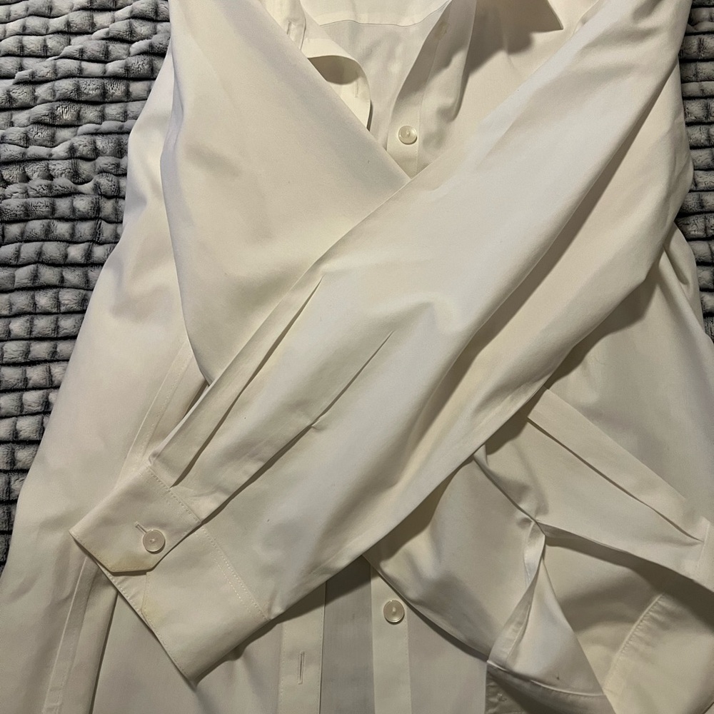 Foxcroft Crisp White Dress Shirt - Picture 3 of 4